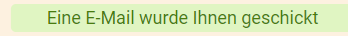 Kennwort gesendet